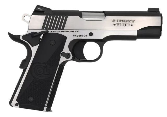 Colt Mfg 1911 Style Pistol Combat Elite .45 ACP 4.25" 8RD Pistol, Black