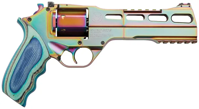 Chiappa Firearms 60SAR Nebula *CA Compliant Rhino .357 Magnum 6" 6RD Revolver, Blue