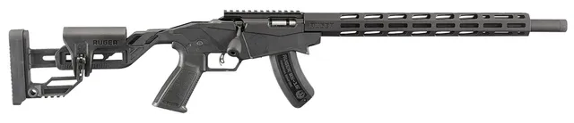 Ruger Precision Rifle Precision Rimfire .22 WMR 18" 15RD Rifle, Black