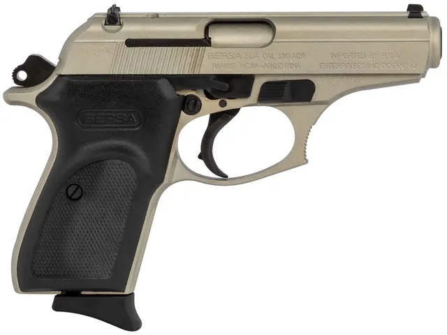 Bersa Thunder 380 Thunder .380 ACP 3.5" 8RD Double Action Only Pistol, Nickel
