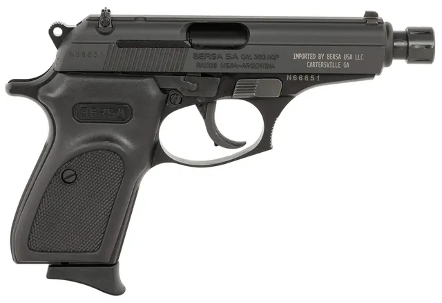 Bersa Thunder 380 Thunder .380 ACP 3.5" 8RD DA/SA Pistol, Black