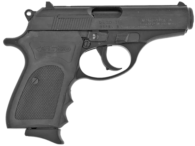 Bersa Firestorm .380 ACP 3.5" 7RD DA/SA Pistol, Black