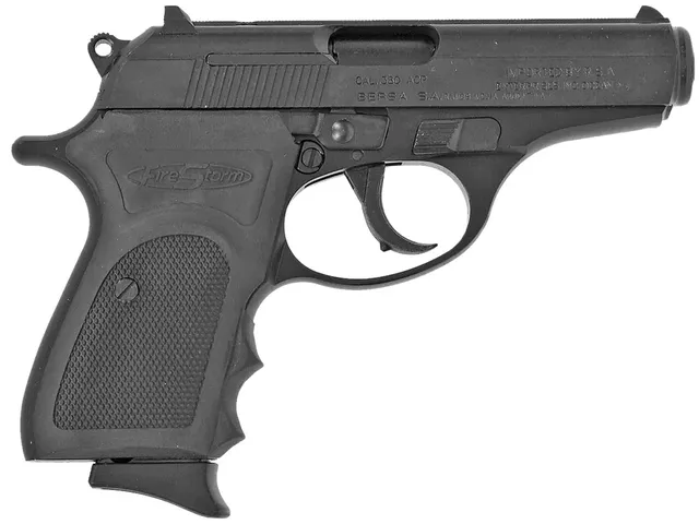 Bersa Firestorm .380 ACP 3.5" 7RD DA/SA Pistol, Black