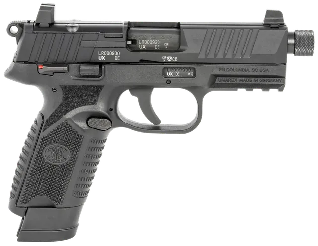 FN 502 .22 LR 4.6" 10RD Single Action Only Pistol, Black