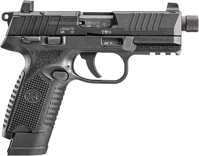 FN 502 Tactical .22 LR 4.6" 10RD Pistol, Black