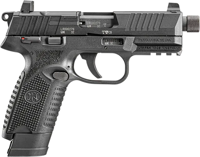 FN 502 Tactical .22 LR 4.6" 10RD Pistol, Black