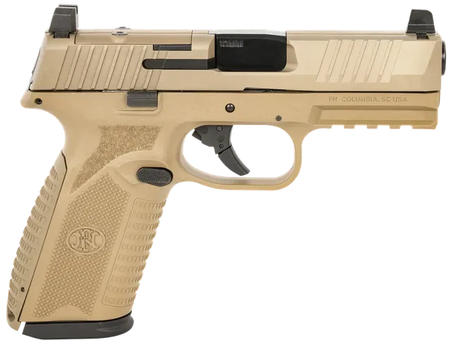 FN 510 MRD 10mm Auto 4.1" 15RD Double Action Only Pistol, Flat Dark Earth