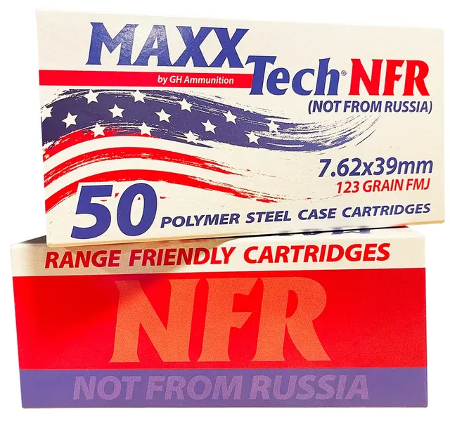 MaxxTech 7.62x39mm 123gr Full Metal Jacket 50rd