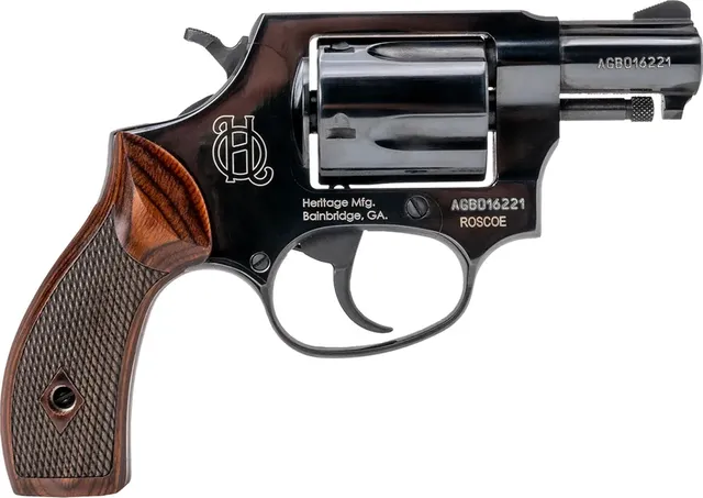 Heritage Mfg Roscoe .38 Special 2" 5RD DA/SA Revolver, Blued