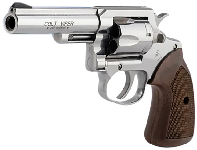 Colt Mfg Viper .357 Magnum 4.25" 6RD DA/SA Revolver, Stainless Steel