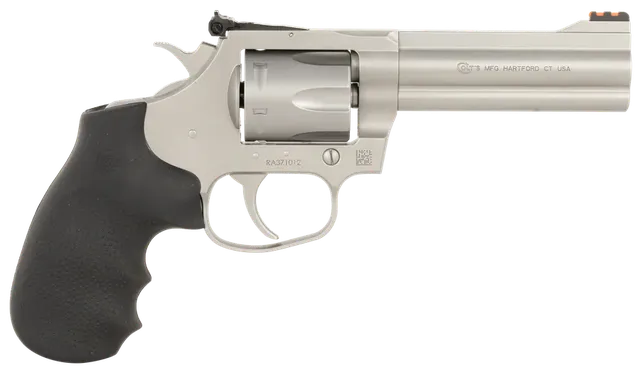 Colt Mfg Target King Cobra .357 Magnum 4.25" 6RD DA/SA Revolver, Stainless