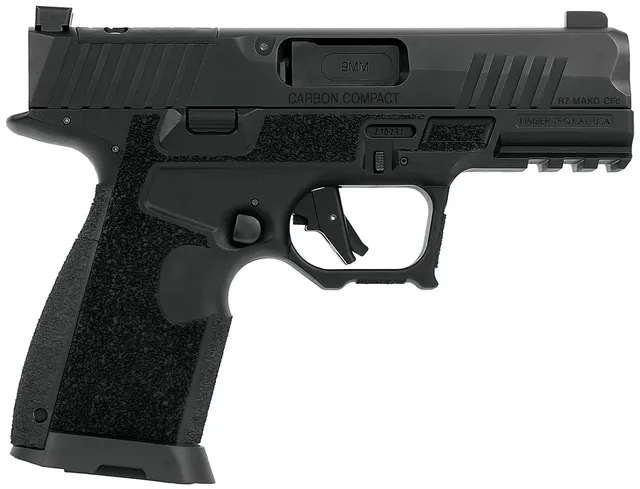 KIMBER MFG.,INC Carbon Compact R7 Mako 9mm Luger 3.92" 15RD Pistol, Blued