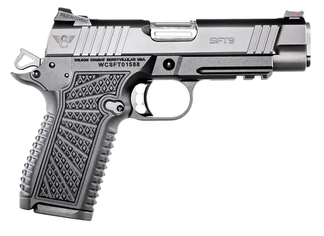 Wilson Combat SFT9 Compact 9mm Luger 4.25" 15RD Pistol, Black