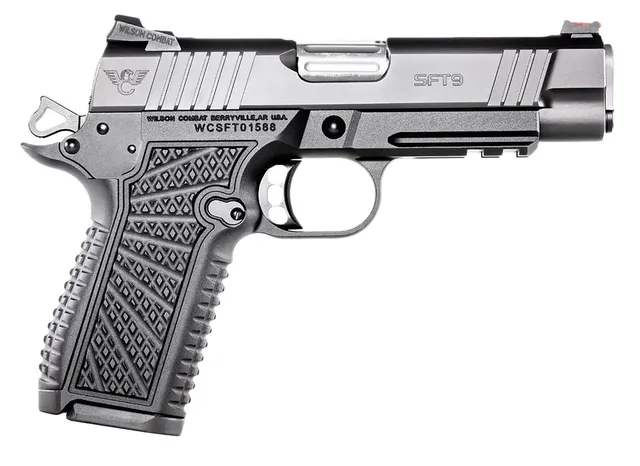 Wilson Combat SFT9 Compact 9mm Luger 4.25" 15RD Pistol, Black