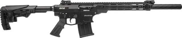 DERYA FIREARMS DY12 Namlu 12 Gauge 20" 5RD Shotgun, Black