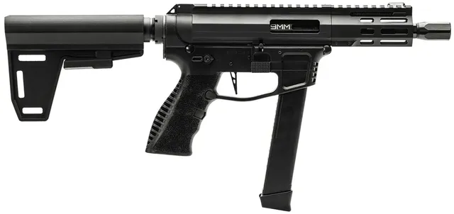 Gforce Arms HYBRID Jawbone 9mm Luger 5" 33RD Pistol, Black