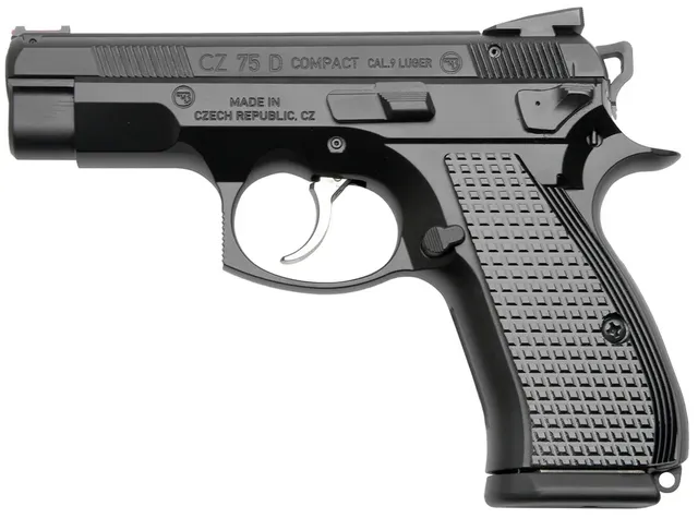 CZ CUSTOM SHOP 75 PCR 9mm Luger 3.9" 15RD DA/SA Pistol, Black