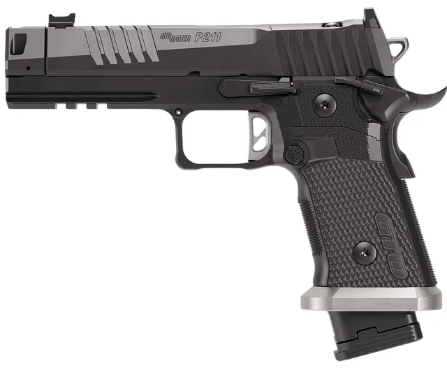 SIG SAUER P211 9mm Luger 4.4" 21RD Single Action Only Pistol, Black 798681728077