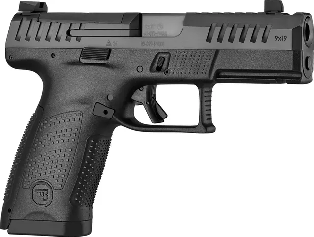 CZ P-10 C 9mm Luger 4" 15RD Double Action Only Pistol, Black Black Nitride