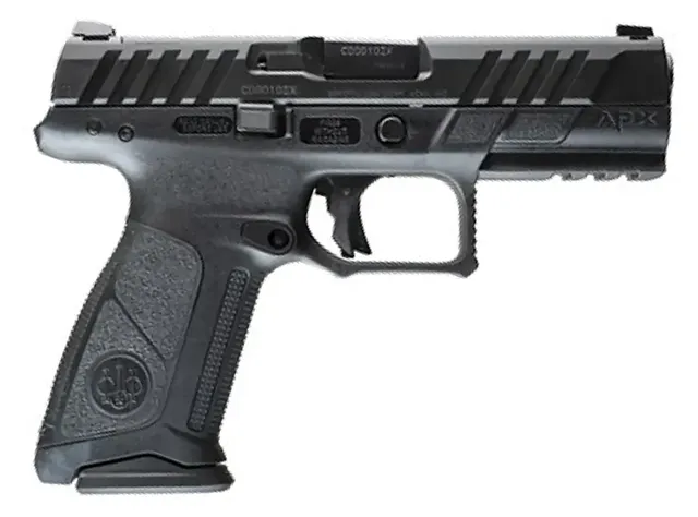 Beretta A1 APX 9mm Luger 4.25" 17RD Striker Fire Pistol, Black