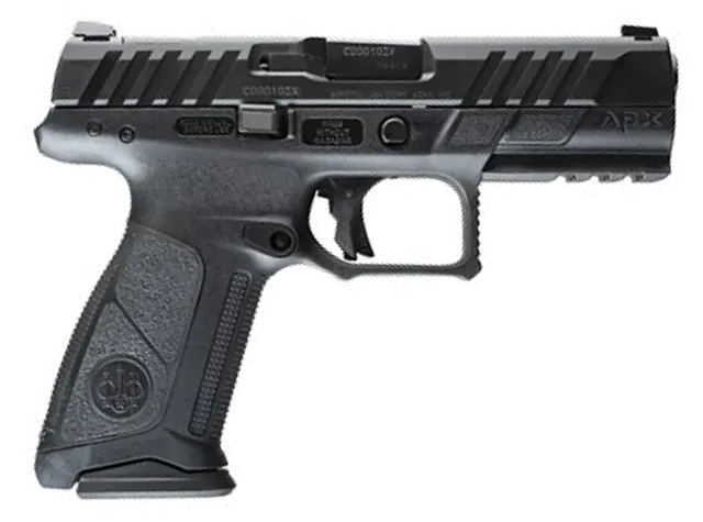 Beretta A1 APX 9mm Luger 4.25" 17RD Striker Fire Pistol, Black