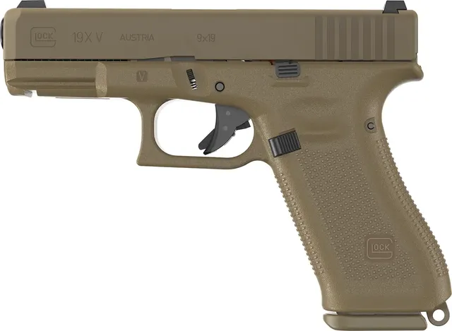 Glock G19X G19 9mm Luger 4.02" 10RD Double Action Only Pistol, Flat Dark Earth
