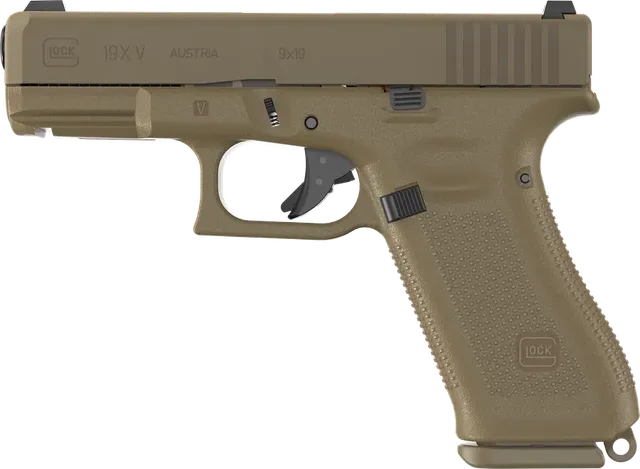 Glock G19X G19 9mm Luger 4.02" 10RD Double Action Only Pistol, Flat Dark Earth