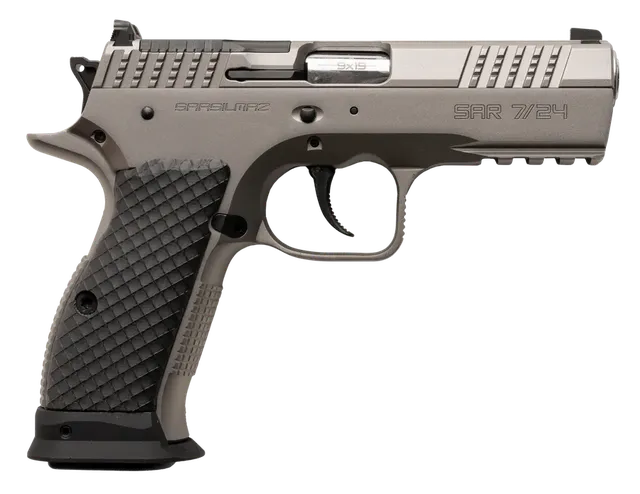 Sar USA 7/24 9mm Luger 4.4" 17RD Pistol, Stainless