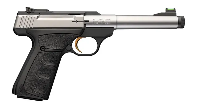 Browning Camper SR Buck Mark .22 LR 5.9" 10RD Single Action Only Pistol, Black