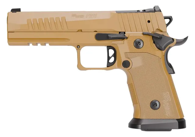 Sig Sauer P211 9mm Luger 5" 17RD Single Action Only Pistol, Coyote