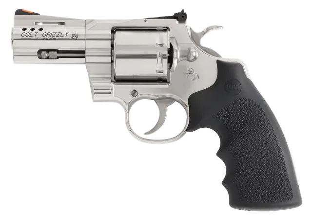 Colt Mfg Grizzly .357 Magnum 3" 6RD DA/SA Revolver, Stainless Steel