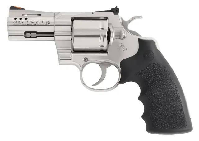 Colt Mfg Grizzly .357 Magnum 3" 6RD DA/SA Revolver, Stainless Steel