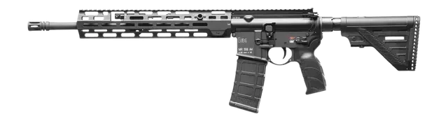 HK MR556 A4 5.56 NATO 16.5" 10RD Rifle, Black