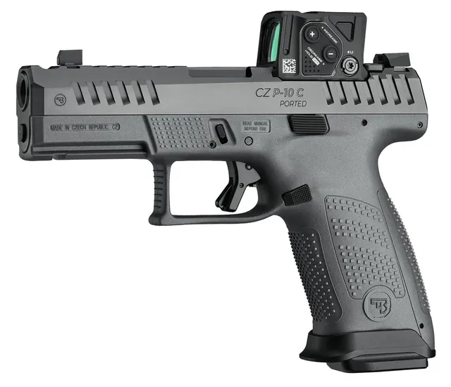 CZ P-10 C 9mm Luger 4" 15RD Double Action Only Pistol, Black 806703915821