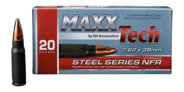 Grasso Holdings Inc. / Tulammo 7.62x39mm 123gr Full Metal Jacket 20rd