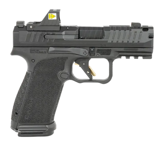 Canik Mete 9mm Luger 3.64" 17RD Single Action Only Pistol, Black Black Nitride