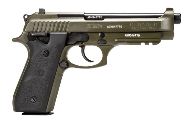 Taurus PT92 PT Pistol 9mm Luger 5" 17RD Pistol, Olive Drab