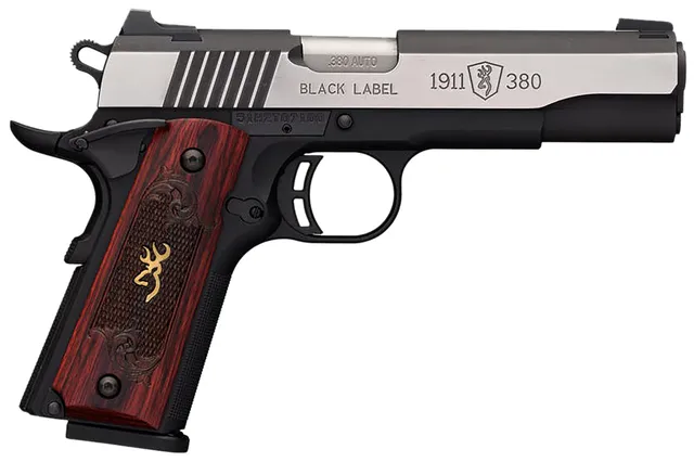 Browning 1911 1911-380 .380 ACP 4.25" 8RD Pistol, Black