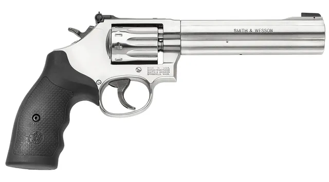 Smith & Wesson 617 Model 617 .22 LR 6" 10RD DA/SA Revolver, Stainless Steel