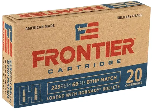 Frontier Cartridge .223 Rem 68gr Hollow Point Boat Tail 20rd