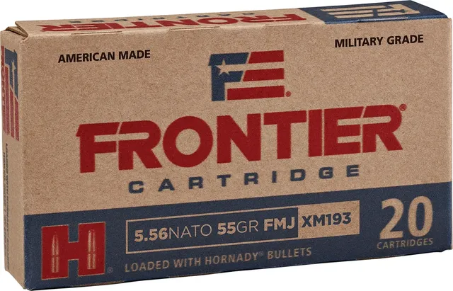 Frontier Cartridge 5.56 NATO 55gr Full Metal Jacket 20rd