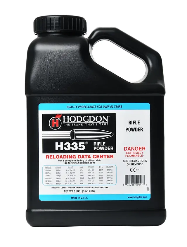 Hodgdon H335 Spherical Rifle Powder 8 lbs