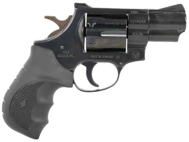 Weihrauch Guns Alloy Frame EA/R .38 Special 2" 6RD DA/SA Revolver, Blued