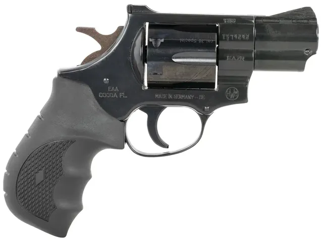 Weihrauch Guns Alloy Frame EA/R .38 Special 2" 6RD DA/SA Revolver, Blued