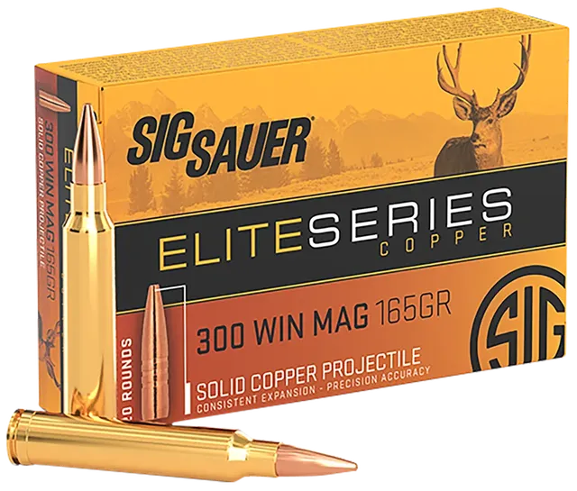 Sig Sauer .300 Win Mag 165gr Copper Solid 20rd