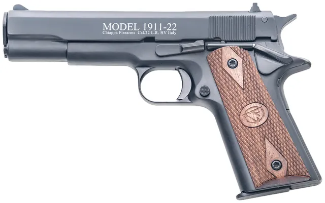 Chiappa Firearms 1911-22 Standard .22 LR 5" 10RD Pistol Pistol, Black