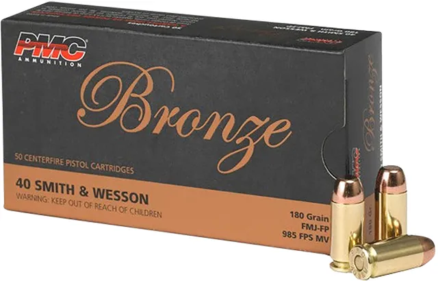 PMC .40 S&W 180gr Full Metal Jacket Flat Point 50rd