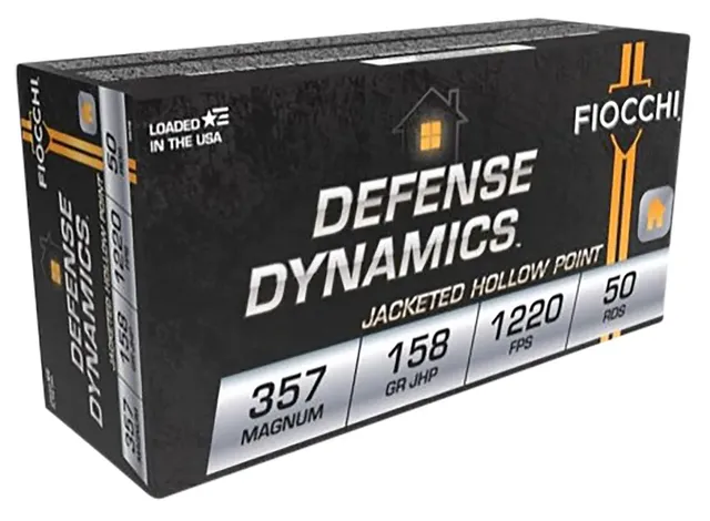 Fiocchi .357 Magnum 158gr Jacketed Hollow Point 50rd