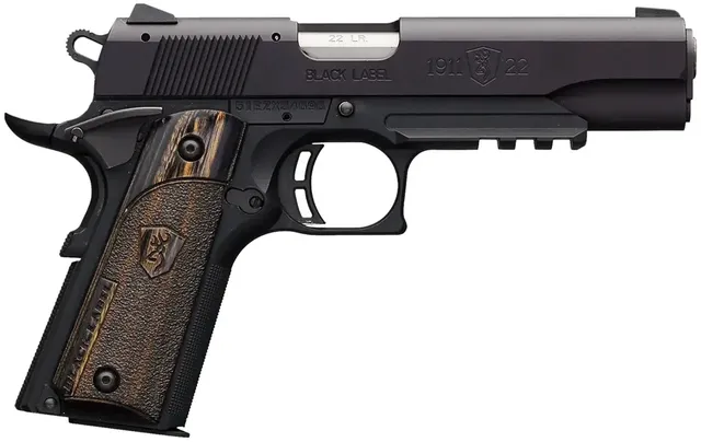 Browning 1911 Black Label .22 LR 4.25" 10RD Pistol Pistol, Black