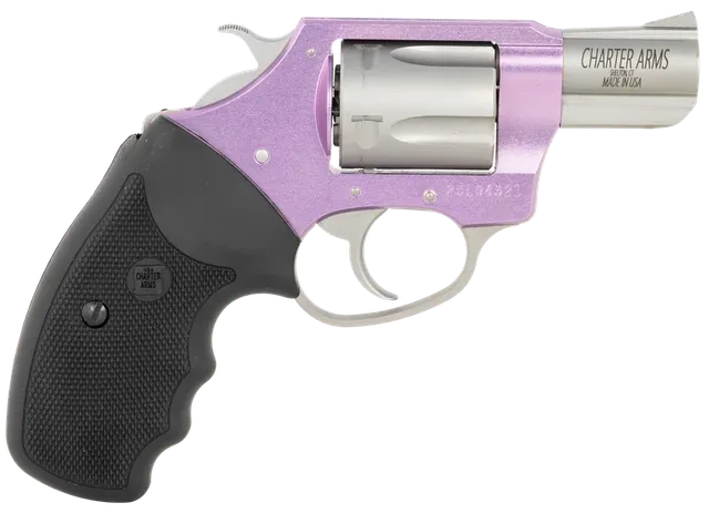 Charter Arms Lavender Lady Undercover Lite .38 Special 2" 5RD DA/SA Revolver, Anodized